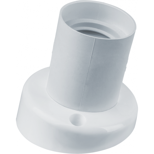 Патрон электрический 14 016 NLH-PL-W1-E27 пласт. настенный наклонный Navigator 14016