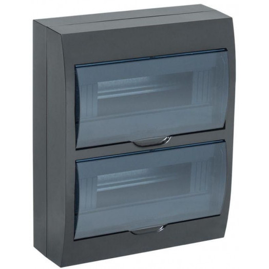 Корпус навесной ЩРН-П-24 Krepta 3 IP41 пластик. черн. IEK MKP12-N-24-41-K02