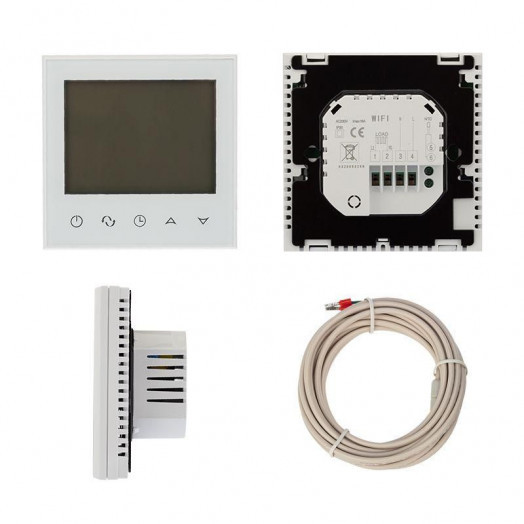 Терморегулятор с сенсорными кнопками R150 Wi-Fi бел. Rexant 51-0590