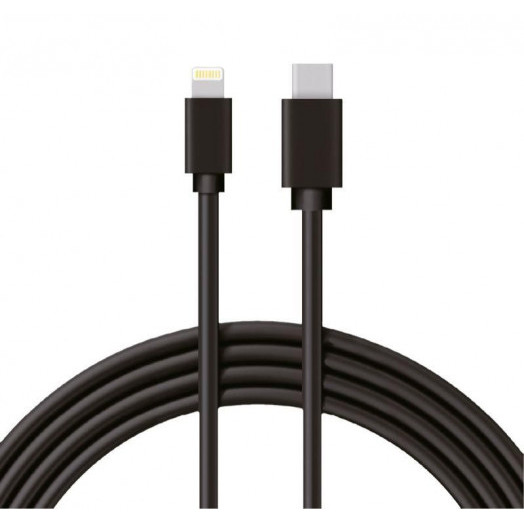 Кабель Type-C-Lightning 3A/1m/PVC/black Rexant 18-1827