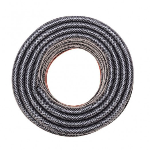 Шланг поливочный ПВХ 3-х слойный 3/4дюйма 25м Стандарт ЧЕТЫРЕ СЕЗОНА 62-0226