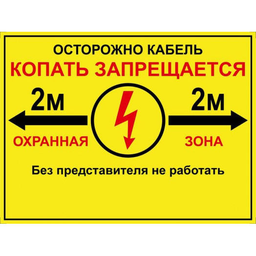 Табличка ПВХ односторонняя 210х280х5мм Протэкт УП-00006260