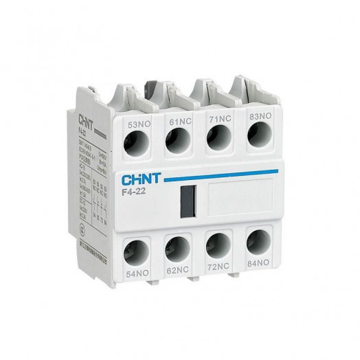 Приставка доп.контакты F4-22 к контактору NC1 NC2 NC8 (R) CHINT 439520