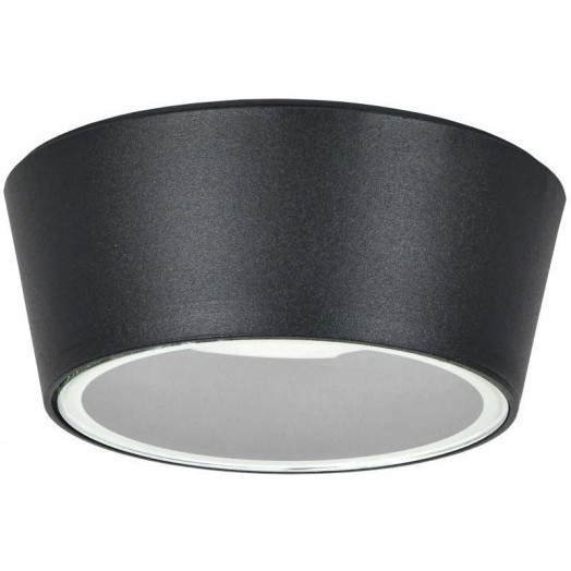 Светильник 5104 GX53 IP65 уличный потолочный черн. IEK LT-UPU0-5104-GX53-1-K02