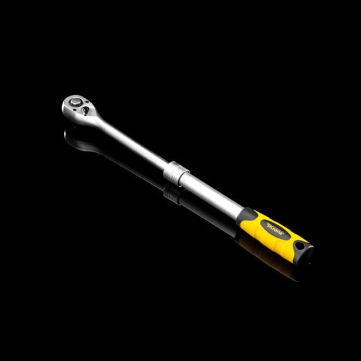 Ключ телескопический трещоточный 1/2 330-460мм CrV двухкомпонентн. рукоятка Kranz KR-12-8411