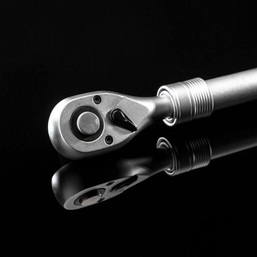 Ключ телескопический трещоточный 1/2 330-460мм CrV двухкомпонентн. рукоятка Kranz KR-12-8411