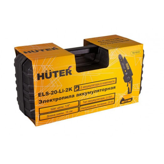Электропила аккумуляторная ELS-20-Li-2К HUTER 70/10/23