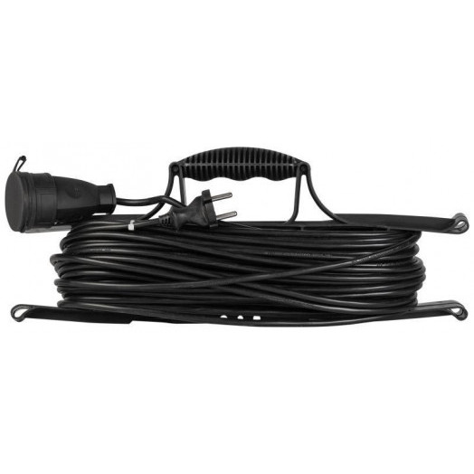 Удлинитель силовой GREEN LINE FR-10-30m Greenline на рамке 1 розетка без заземления 30м ПВС 2х1кв.мм Эра Б0065149