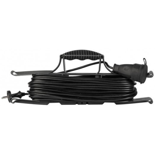 Удлинитель силовой GREEN LINE FR-6-20m Greenline на рамке 1 розетка без заземления 20м ПВС 2х0.75кв.мм Эра Б0065100