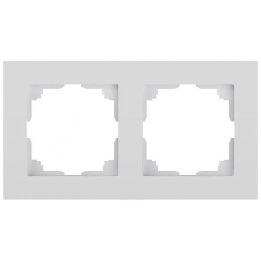 Рамка 2-м СП Accent 6-502-01 бел. Intro Б0063749