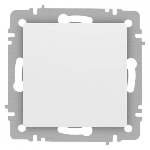 Переключатель 1-кл. СП Accent 6-103-01М 10А IP20 250В AL/CU бел. матов. Intro Б0063476