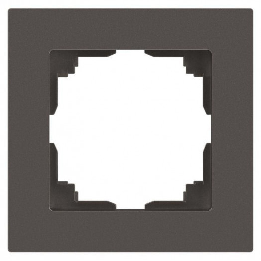 Рамка 1-м СП Accent 6-501-09 титан Intro Б0063769