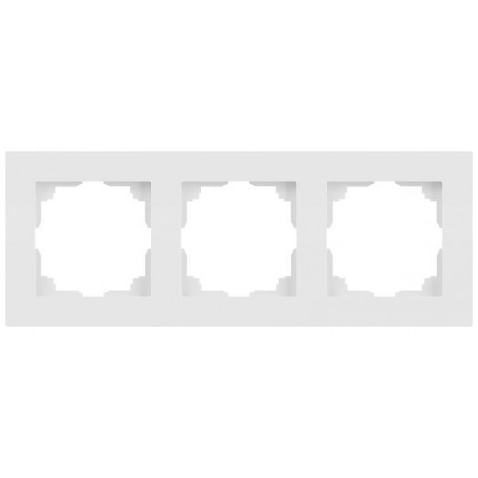Рамка 3-м СП Accent 6-503-01М бел. матов. Intro Б0063744