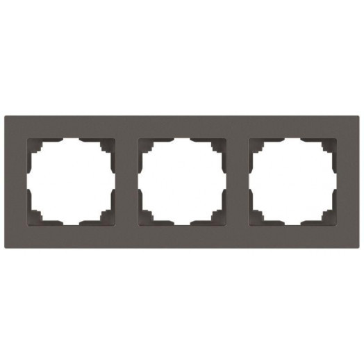Рамка 3-м СП Accent 6-503-09 титан Intro Б0063793