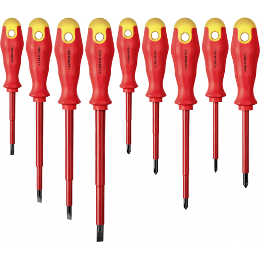 Набор отверток диэлектрических OHT-Otd01-H9 (9шт) ОНЛАЙТ 90561