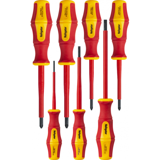Набор отверток диэлектрических NHT-Оtd03-H7 (7шт) Navigator 95263