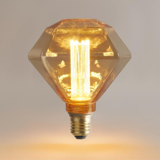 Лампа светодиодная филаментная Loft 271 D125LE 4Вт 1800К E27 Voltega 8562