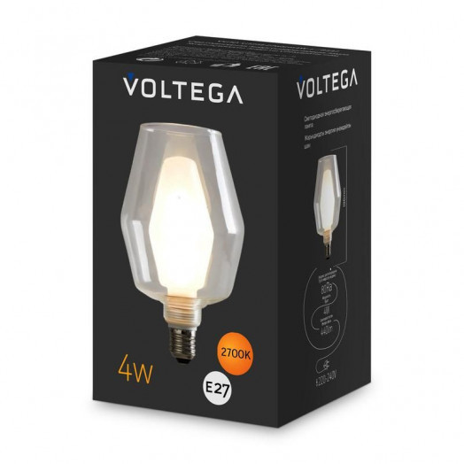 Лампа светодиодная филаментная Loft 271 G1254Вт 2700К E27 DIM Voltega 8547