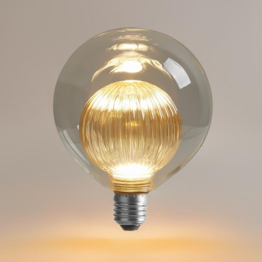 Лампа светодиодная филаментная Loft 271 G125G8027 4Вт 3000К E27 Voltega 8572