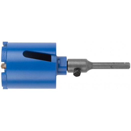 Коронка кольцевая по бетону алмазная безударная в сборе SDS-PLUS 5 зубьев 68мм MOS 33472М