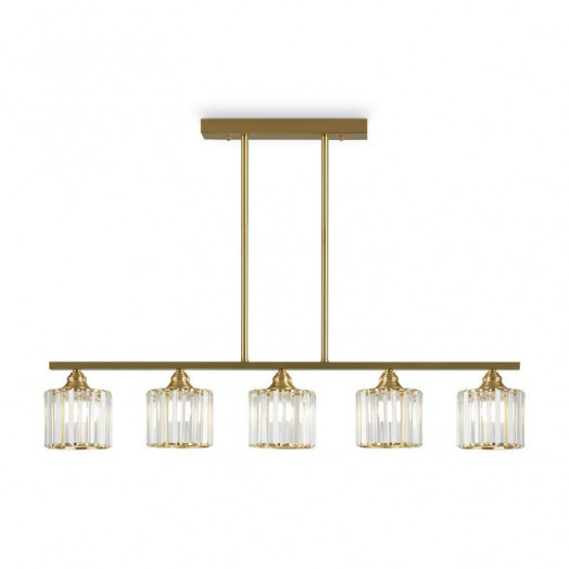 Люстра Ferrera 200Вт E27х5 IP20 Freya FR5474PL-05G