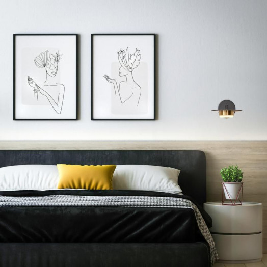 Светильник Moon 1х7Вт GX53 IP20 бра настен. Freya FR5513WL-01BBZ