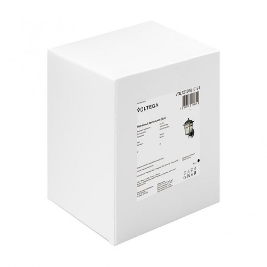 Светильник Noon 1х40Вт E27 IP44 бра настен. Voltega VGL7213WL-01B1