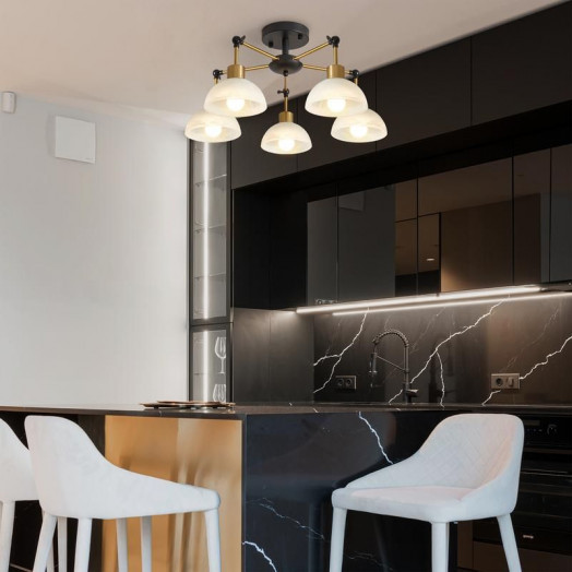 Светильник Bessie 5х60Вт E27 IP20 подвесной Freya FR5526PL-05BBZ