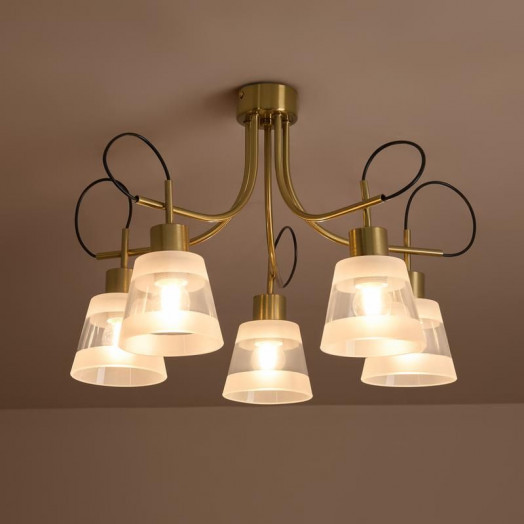 Светильник Caramel 5х60Вт E27 IP20 подвесной Freya FR5522PL-05BS