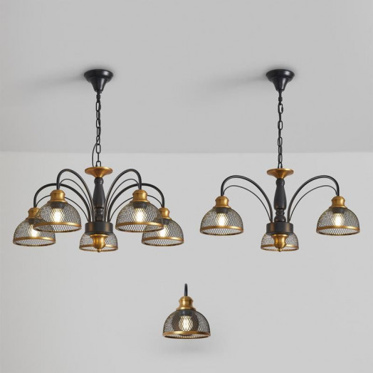 Светильник Caz 3х60Вт E27 IP20 подвесной Freya FR5527PL-03BBZ