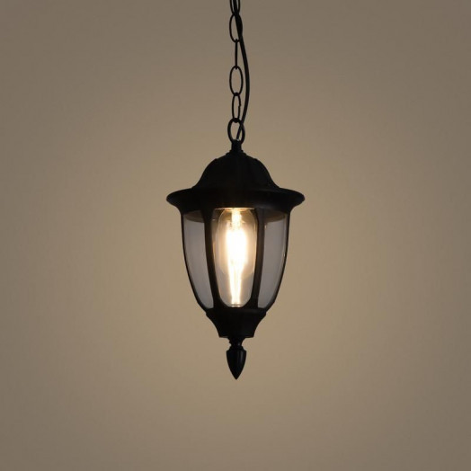 Светильник Frak 1х13Вт E27 IP44 подвесной Voltega VGL7305PL-01B