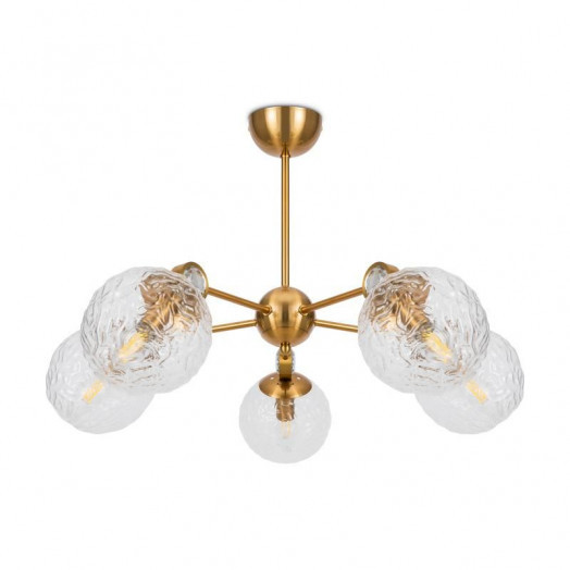 Светильник Mellow 40Вт E14х5 IP20 подвесной Freya FR5264PL-05BS