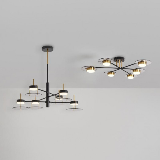 Светильник Moon 6х7Вт GX53 IP20 подвесной Freya FR5513PL-06BBZ