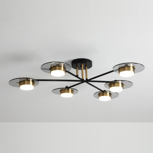 Светильник Moon 6х7Вт GX53 IP20 подвесной Freya FR5513PL-06BBZ