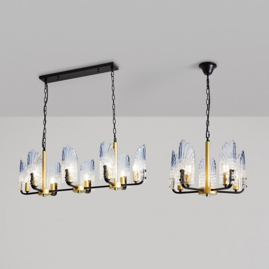 Светильник Ollie 5х40Вт E14 IP20 подвесной Freya FR5525PL-05GB