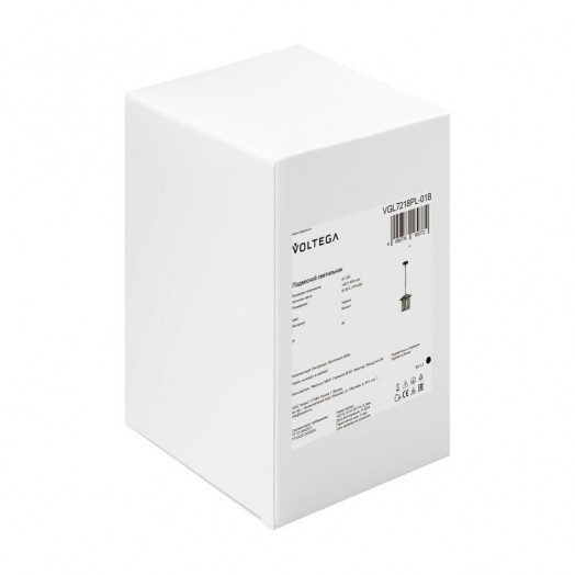 Светильник Saga 1х40Вт E27 IP44 подвесной Voltega VGL7218PL-01B