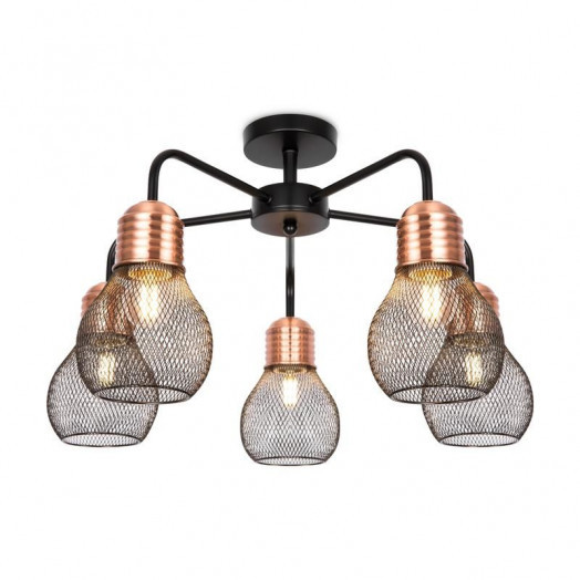 Светильник Agata 60Вт E27х5 IP20 потолочн. Freya FR4011CL-05BBS