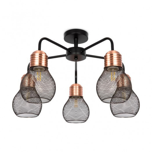 Светильник Agata 60Вт E27х5 IP20 потолочн. Freya FR4011CL-05BBS