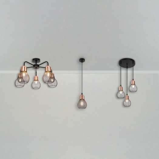 Светильник Agata 60Вт E27х5 IP20 потолочн. Freya FR4011CL-05BBS