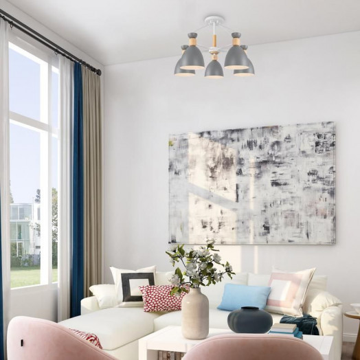 Светильник Delia 60Вт E27х5 IP20 потолочн. Freya FR5033CL-05W