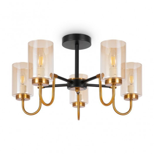 Светильник Jewel 40Вт E14х5 IP20 потолочн. Freya FR5321CL-05BZ