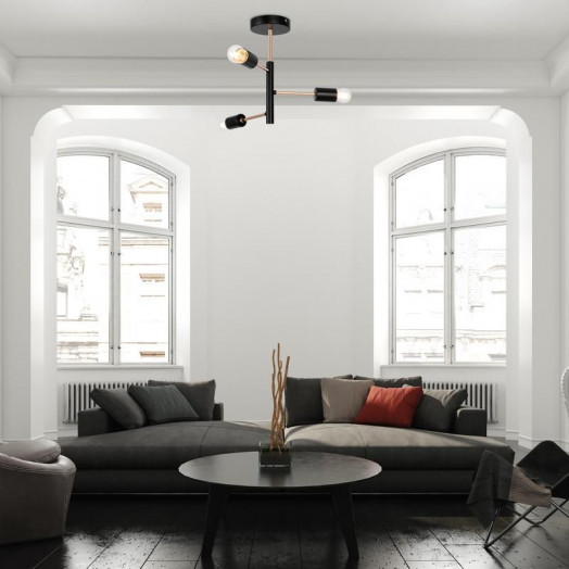 Светильник Matis 60Вт E27х3 IP20 потолочн. Freya FR4010CL-03GB