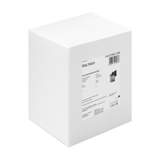 Светильник Domi 1х40Вт E27 IP44 бра настен. Voltega VGL7219WL-01B6