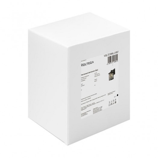 Светильник Domi 1х40Вт E27 IP44 бра настен. Voltega VGL7219WL-01B7