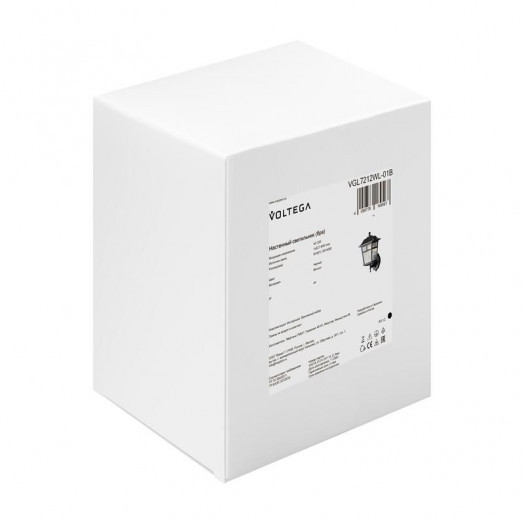 Светильник Eve 1х40Вт E27 IP44 бра настен. Voltega VGL7212WL-01B