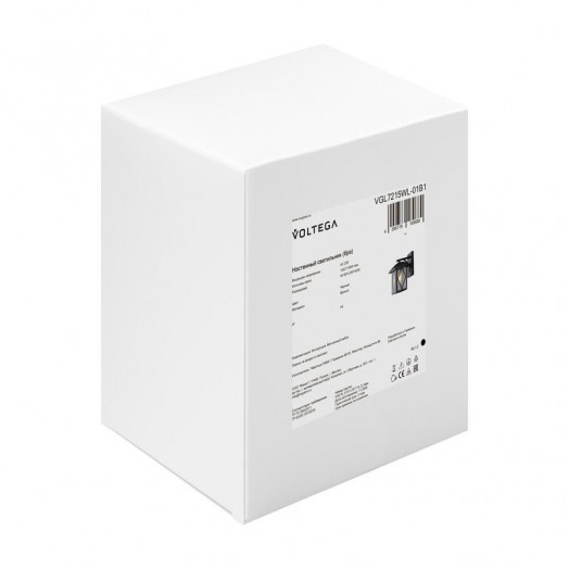 Светильник Cruz 1х40Вт E27 IP44 бра настен. Voltega VGL7215WL-01B1