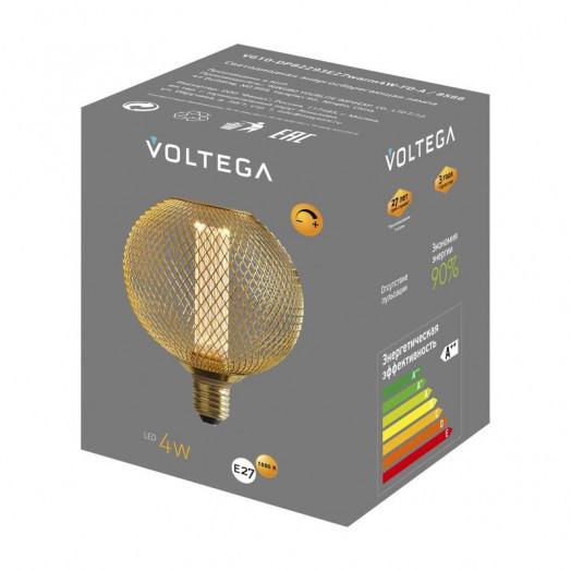 Лампа светодиодная Loft Led DP82293 4Вт 1800К E27 DIM Voltega 8566