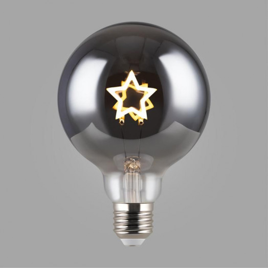 Лампа светодиодная Loft Led G95 3Вт 3000К E27 Voltega 8521