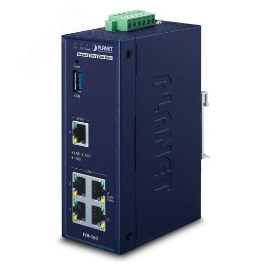 Шлюз VoIP 5хRJ45 10/100/1000 Мб/с, 1хUSB 3.0