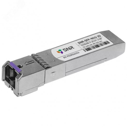 Модуль SFP WDM, дальность до 20км (12dB), 1490/1310nm